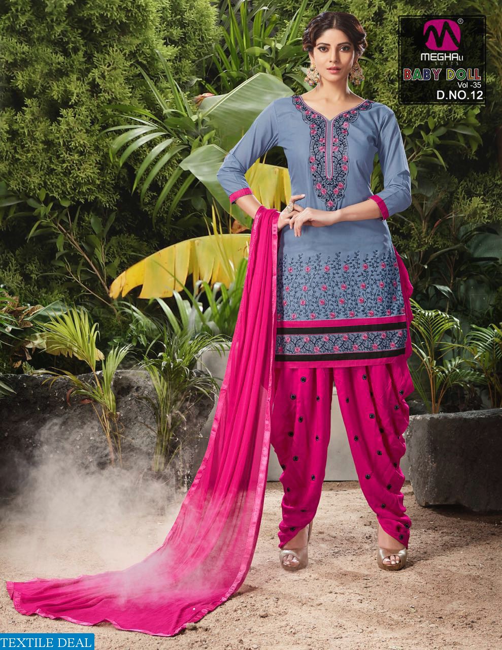 baby doll vol-35 Wholesale Embroidered dress material